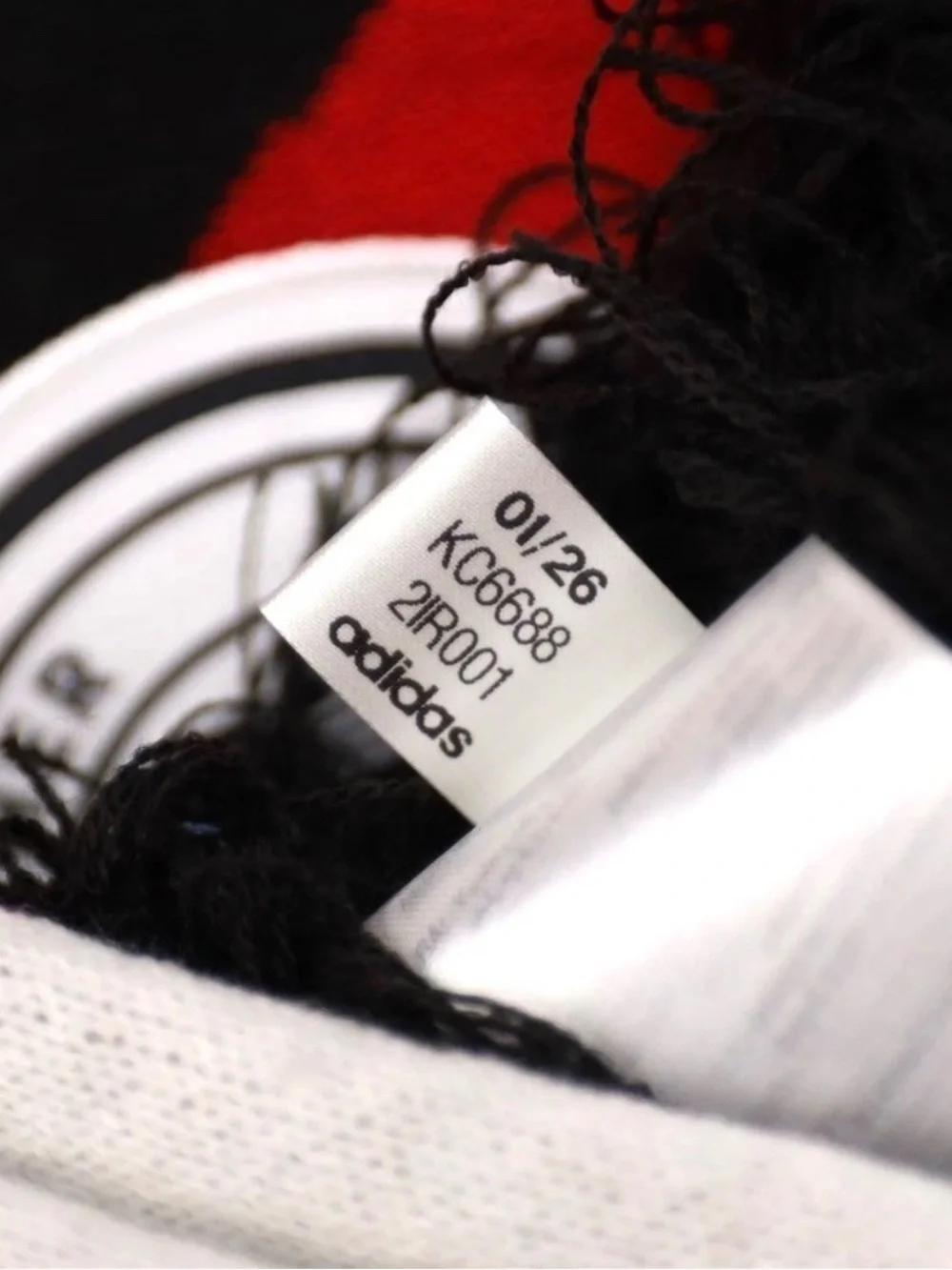 Adidas DFB Germany 2026 Soccer Scarf World Cup 26 KC6688 white black red yellow